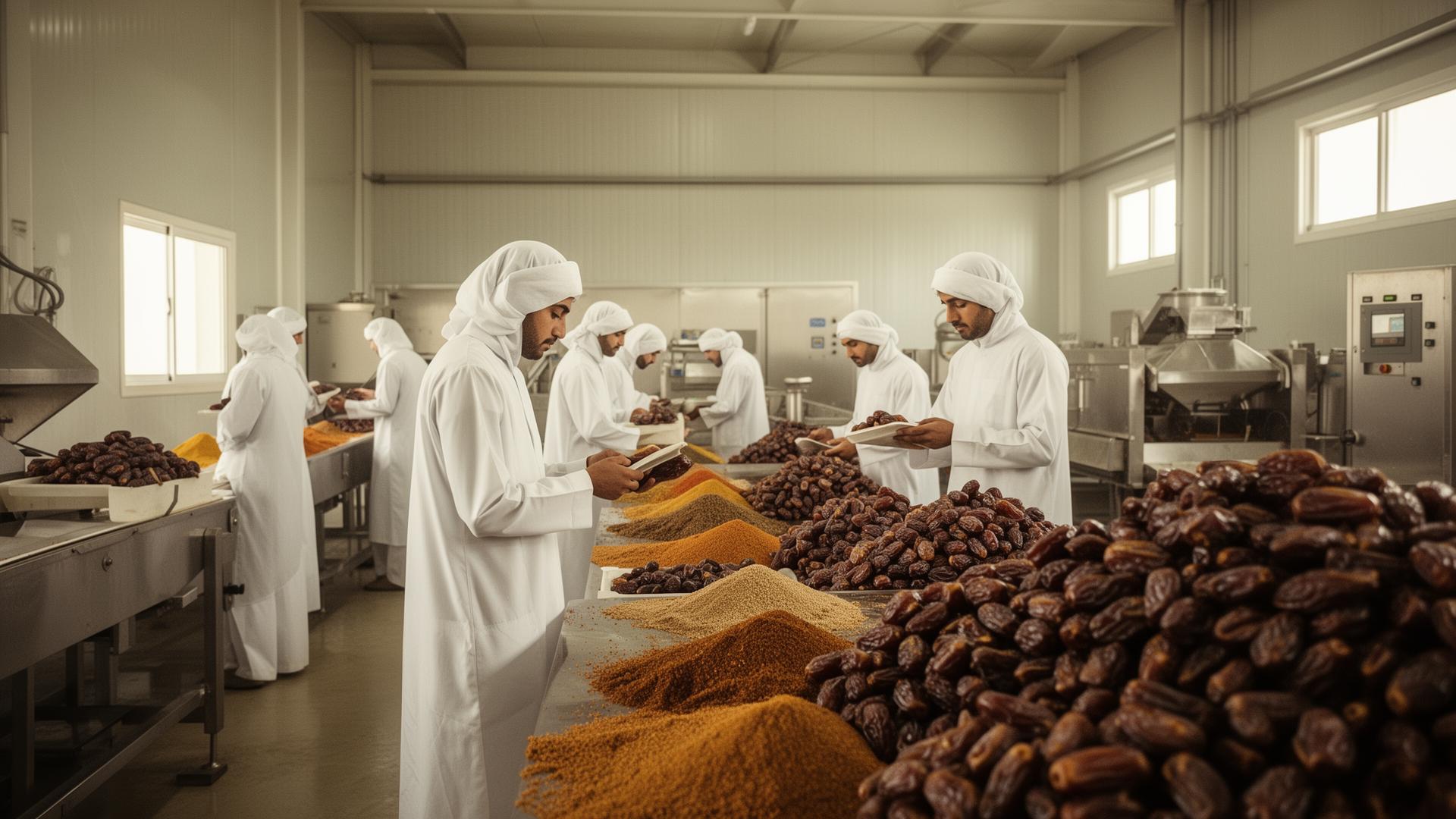Modern Omani food processing facility