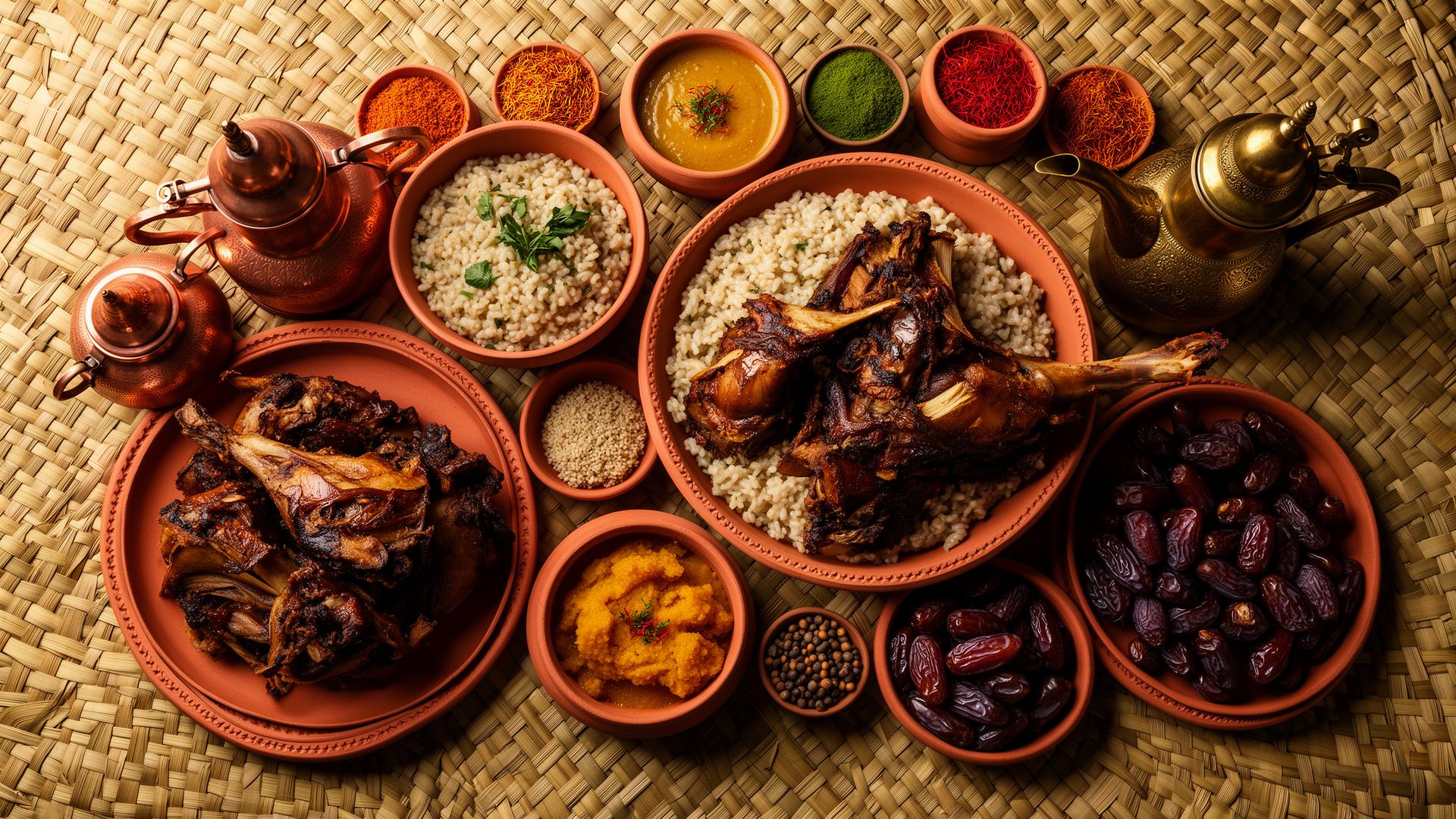Traditional Omani feast